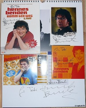 Autogramme Hennes Bender Autogramme