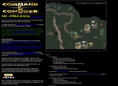 Command and Conquer in HTML5