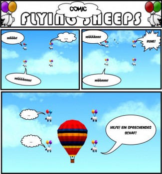 Flying Sheeps Comic