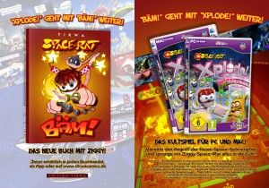 Space-Rat Comic BÄM und PC-Spiel Xplode!