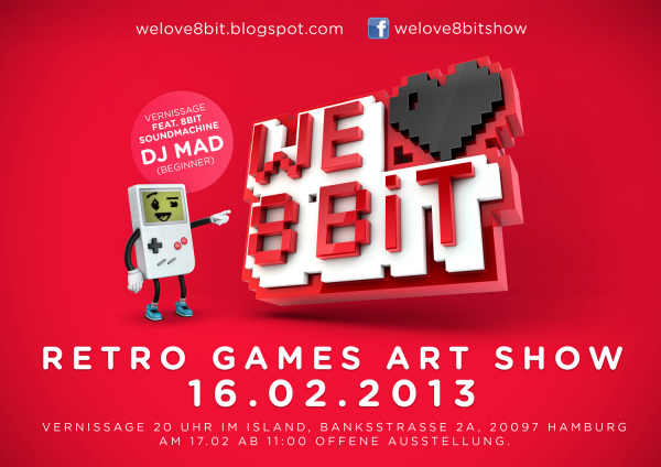 WE ❤ 8BIT – Retro Games Art Show