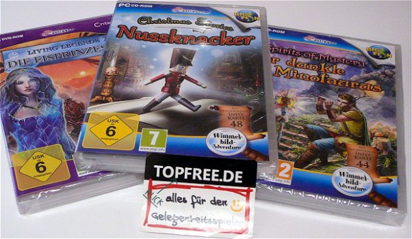 1. Adventsgewinnspiel: Wimmelbild-Spielepaket