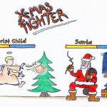Weihnachtscartoon: X-Mas Fighter