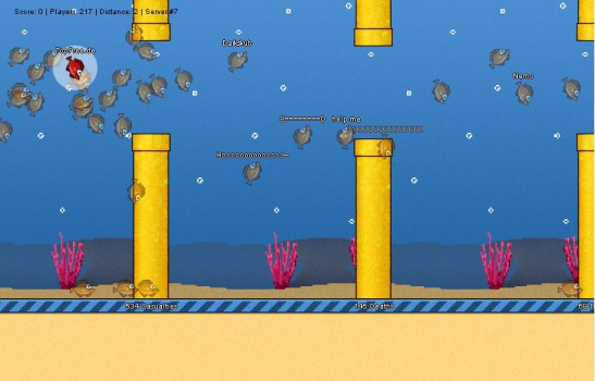 FlapMMO unter Wasser