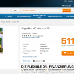„Flappy Bird HD Adventure PC“ für 511,29 Euro