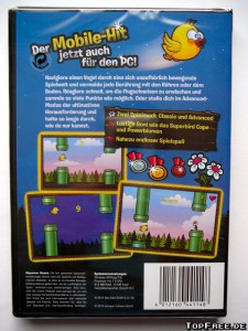 Flappy Bird HD PC CD-ROM Packshot hinten