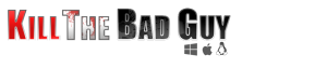 Kill the bad guy logo