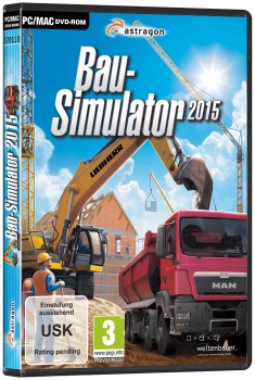 Bau-Simulator 2015: astragon und weltenbauer. rollen mit schwerem Gerät auf die gamescom 2014
