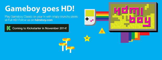 HDMIboy – Das HDMI-Sandwich-Addon für den Game Boy jetzt auf Kickstarter