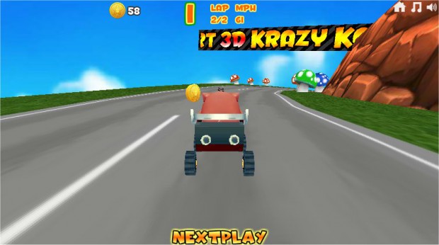 Krazy Kart 3D (Flashspiel) – Review