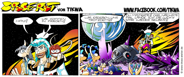Space Rat - Wir kommen in Frieden - Tikwa Webcomic