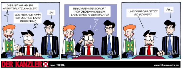 Der Kanzler von Tikwa – Arbeitsplatz