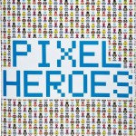 Pixel Heroes Buch Aufkleber Sticker