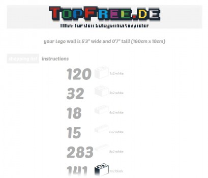 Legoizer und Brick-A-Pic machen aus deinem Foto ein Lego-Bild mit Anleitung
