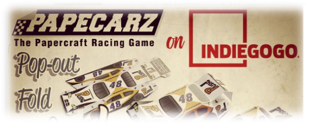 Papecarz: Papercraft Stock-Car-Brettspiel