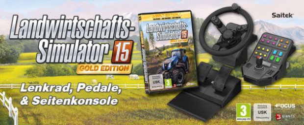 Lenkrad, Pedale & Fahrzeugsteuerung für Landwirtschafts-Simulator 15