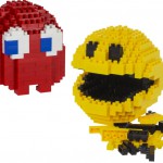 Pac-Man Pixel-Bausteine