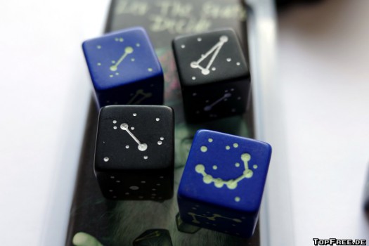 Constellation Dice: Sternen-Würfel von Gio Lasar aus Italien via Indiegogo eingetroffen