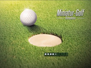 Miniatur-Golf Simulator Screenshot Ladebildschirm