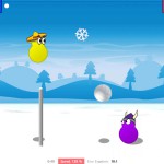 Blobby Volley Screenshot im Schnee