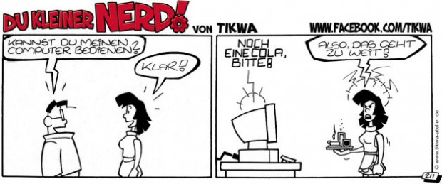 Du kleiner Nerd! von Tikwa – Computer Bedienung