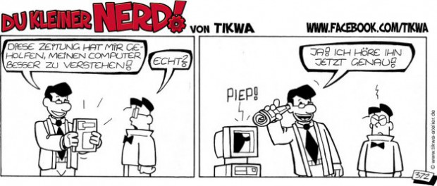 Du kleiner Nerd! von Tikwa – Zeitung