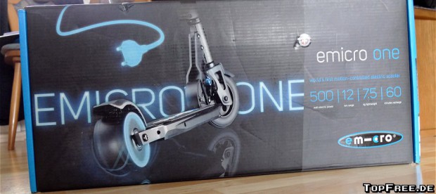 emicro one Unboxing (Verpackung)