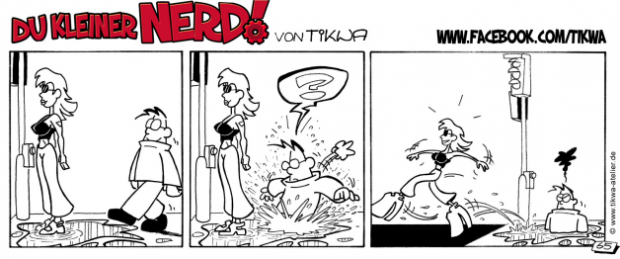 Du kleiner Nerd! von Tikwa – Pfütze