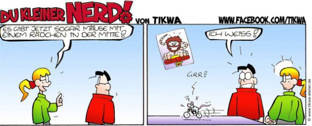 Du kleiner Nerd! von Tikwa – Mausrad