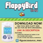 Flappy Bird für Sega Dreamcast Visual Memory Unit
