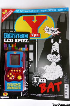 YPS Nr. 1273 mit Gimmick (Retro LCD Spiel Brick Game) – Rezension