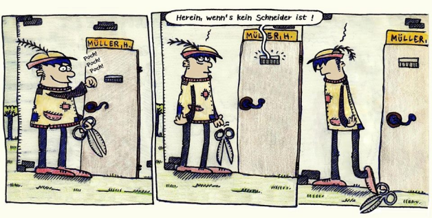 Krafik Nofls - Kein Schneider Comic