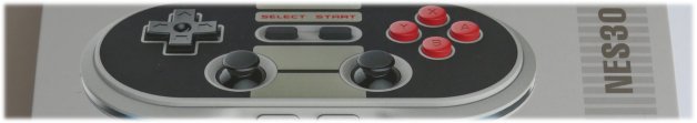 8Bitdo - NES30 Pro Game Controller Gamepad - Header