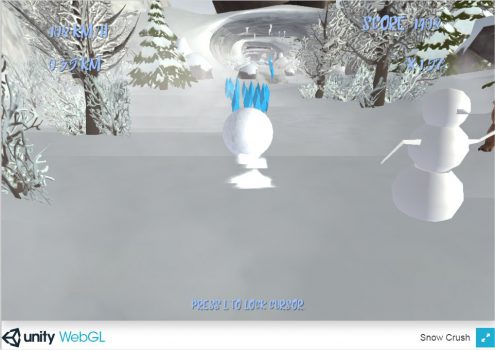 Snow Crush – Das Schneeballrennspiel