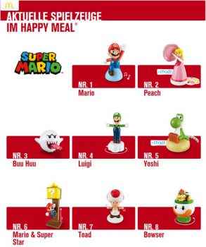 Super Mario im Happy Meal