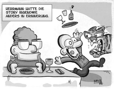Herrmann Comix: Dinner for One – Guten Rutsch!