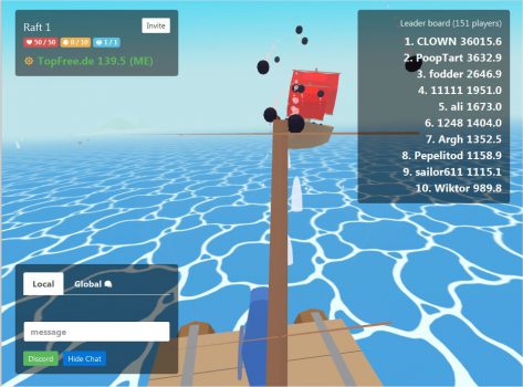 Krew.io – Als Kanone die Seewelt erobern