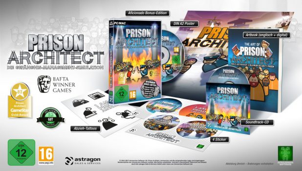 Prison Architect: Die Gefängnis-Management-Simulation – Ab sofort im Handel erhältlich