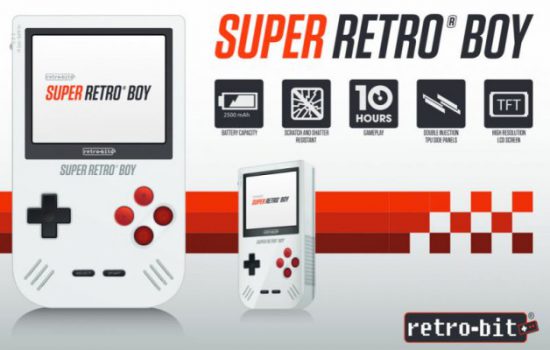 Super Retro Boy: Moderner Handheld spielt GB, GBC und GBA-Spiele