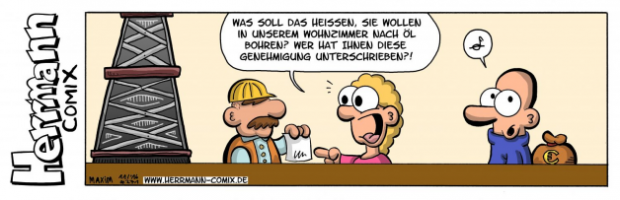 Herrmann Comix – Ölbohrung
