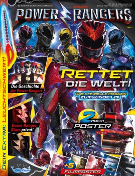 Die „Power Rangers“ kommen zurück ins Kino – Blue Ocean bringt das offizielle Magazin zum Blockbuster