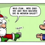 Herrmann Comix: Weihnachtsmann auf frischer Tat ertappt