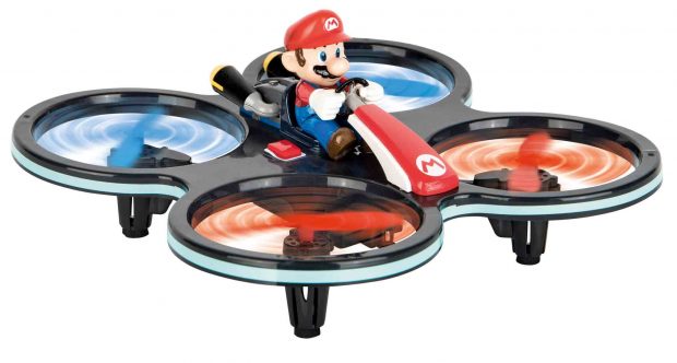 Der Carrera RC Mini Mario Copter ist bereit zum Start