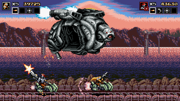 Blazing Chrome – Gameplay-Video zeigt neue Waffen, Level und packende Kämpfe