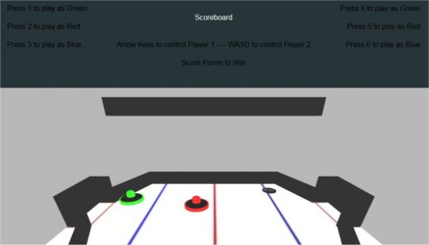 Online Air Hockey für 2 Spieler
