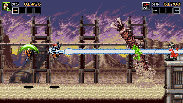 Blazing Chrome: Run-and-Gun-Sidescroller erscheint Anfang 2019