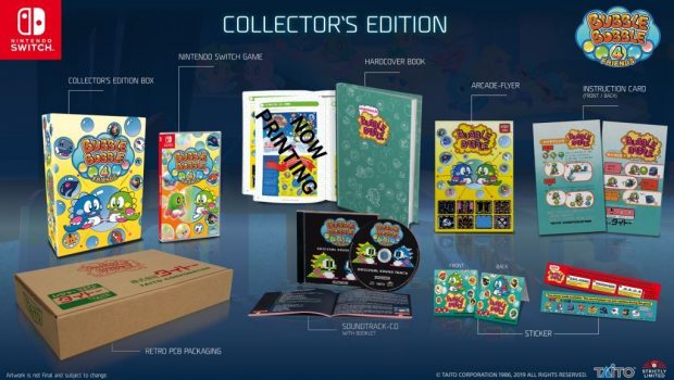 Strictly Limited Games veröffentlicht Bubble Bobble 4 Friends von TAITO als streng limitierte Standard und Collector´s Edition