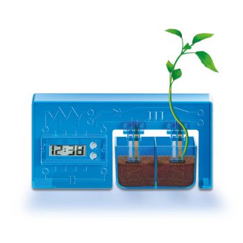 Wasserbetriebene Uhr als Baukasten