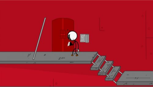 Stick Man im Zeppelin