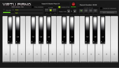 Virtuelles Piano